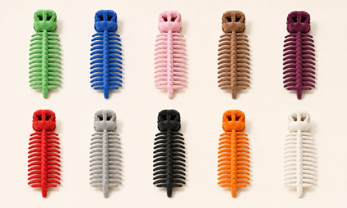 Ten Little Roar colours shown in two rows